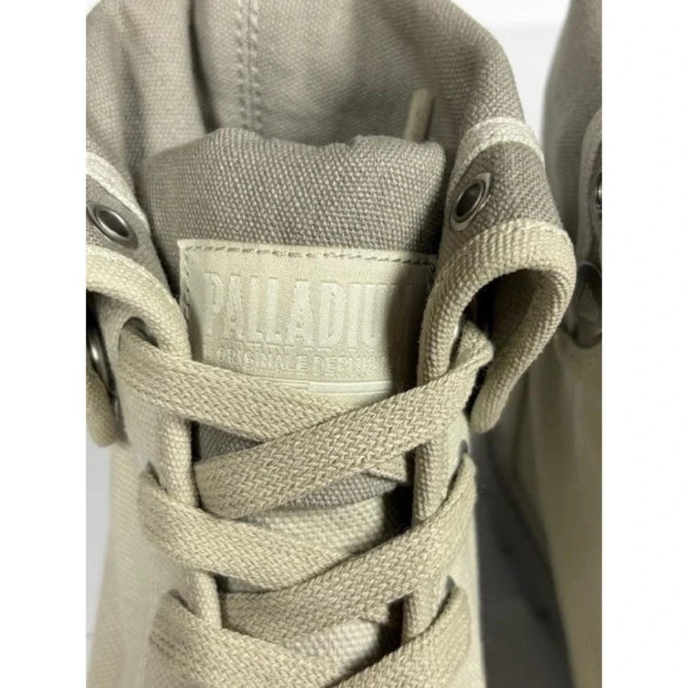 Palladium Baggy Boots Vapor Grey Canvas High Top Fold Down Men's 9 Streetwear